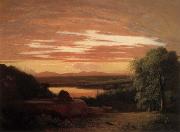 Asher Brown Durand Landscape,Sunset Spain oil painting artist